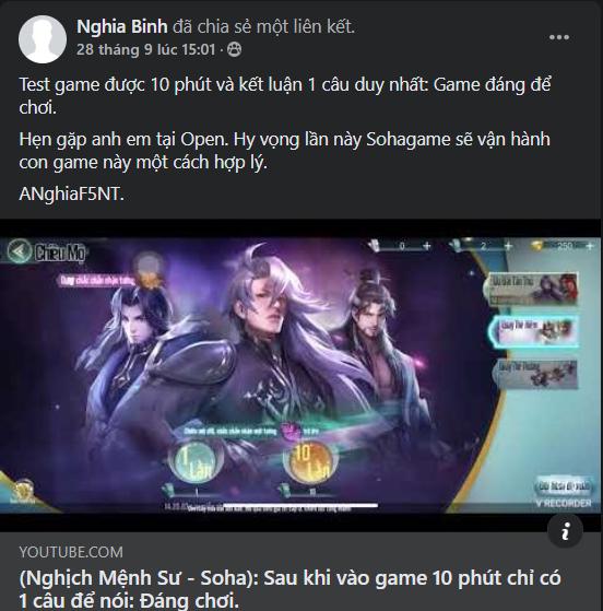 3 ngày trước ra mắt, Nghịch Mệnh Sư nhận ngàn lời khen từ cộng đồng game thủ, đặc biệt là... - Ảnh 7.