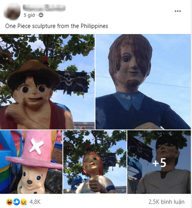 Loạt tượng Luffy và đồng bọn khiến fan hâm mộ One Piece khóc hết nước mắt vì... quá xấu - Ảnh 10.