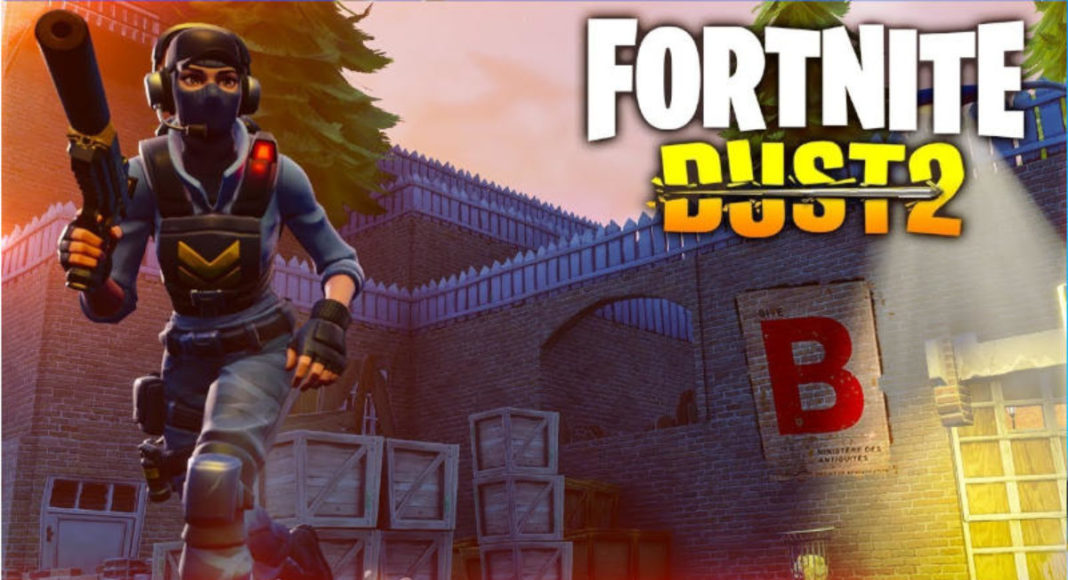 Ngỡ ngàng trước vẻ đẹp của map huyền thoại De_Dust 2 khi được làm lại trong Fortnite