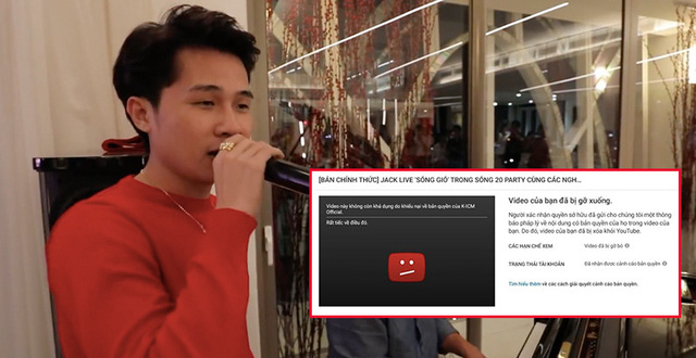 Jack khẳng định "Sóng Gió" thuộc quyền sở hữu của mình, công ty ICM lẳng lặng tặng gậy bản quyền, gỡ bỏ clip trên Youtube