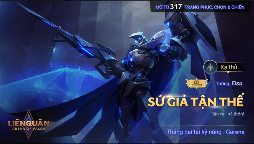 Liên Quân Mobile: Game thủ chi tiền triệu cho Elsu Sứ Giả, đua tranh Top 1 Skin toàn server