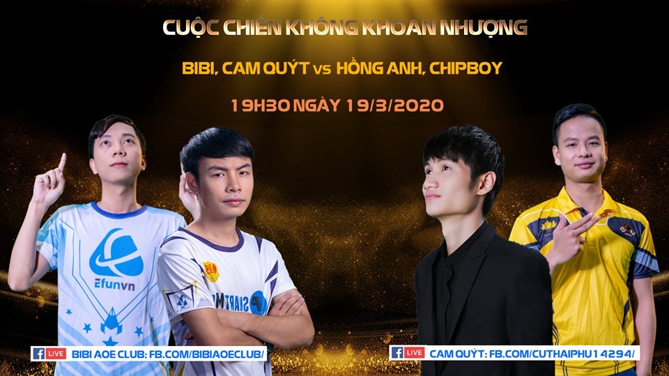 BiBi khẳng định: Đây sẽ là một trận đấu hấp dẫn khi quy tụ 3 "tay chém khét tiếng" nhất của AoE Việt Nam!