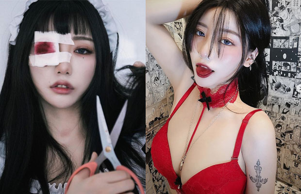 Cosplay hầu gái phiên bản "ác nữ" uất hận, ngó qua ảnh khác mới thực sự bàng hoàng!