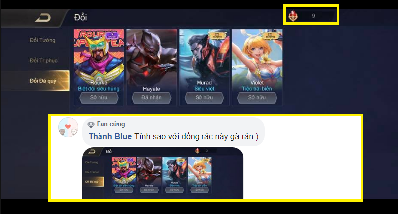 Liên Quân Mobile: Game thủ VIP bất mãn khi Garena không cho dùng Đá Quý ở Event Sư Tử