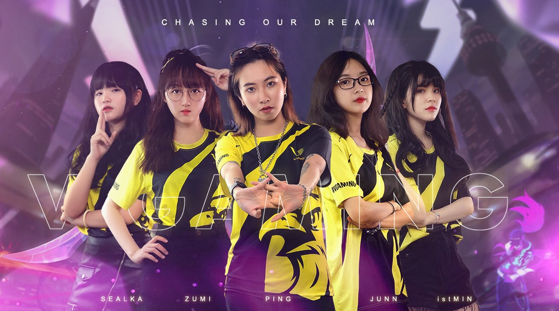 Team LMHT nữ V Gaming công bố đội hình chinh chiến ở Singapore: Toàn gái xinh đã thế lại còn rank Kim Cương, Cao Thủ