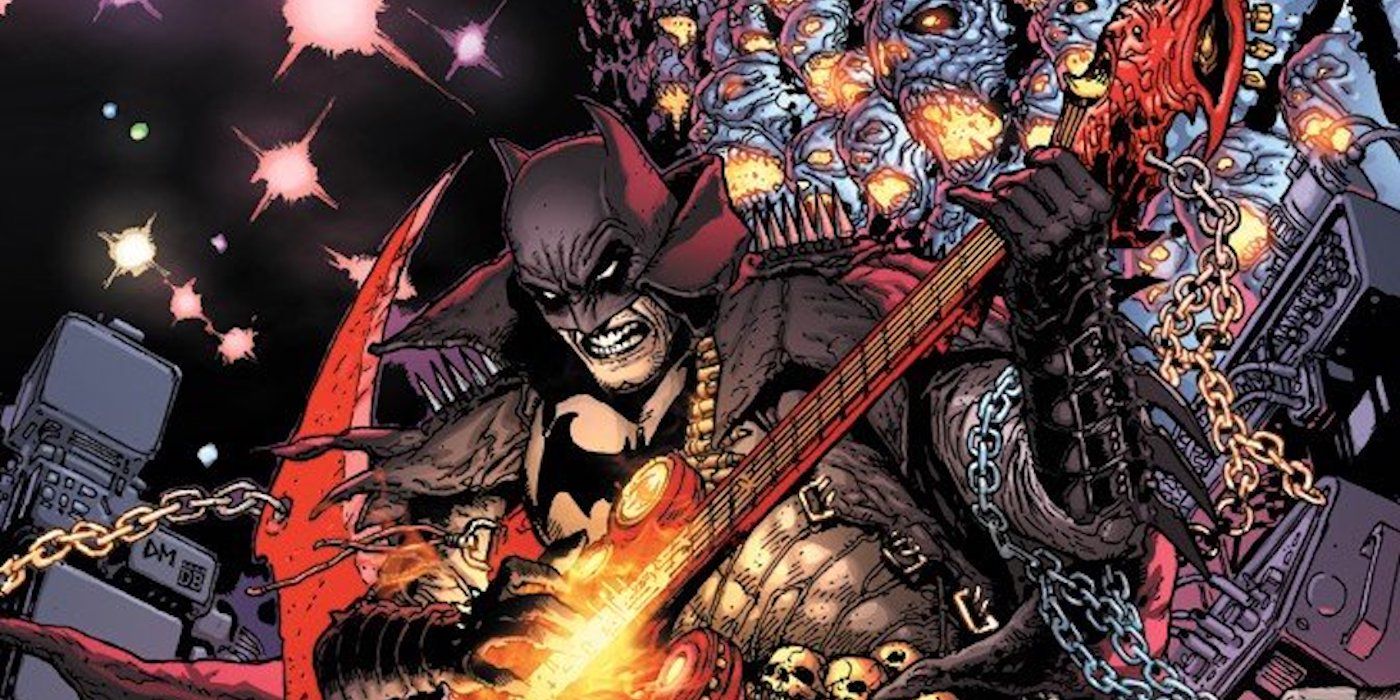 Batman sẽ quẩy guitar khắc hình Alfred trong sự kiện DARK NIGHTS: DEATH METAL