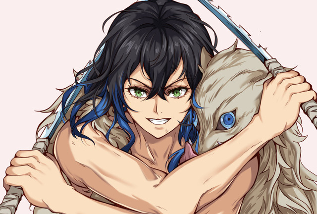 Kimetsu no Yaiba: Ngắm fan art Đấng Ỉn mà chỉ biết thở dài, đẹp trai thế này mà suốt ngày đội đầu lợn - Ảnh 12.