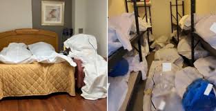 Hình ảnh tang thương tại một bệnh viện Mỹ giữa đại dịch Covid-19: Thi thể chất chồng, phải trữ trong phòng trống vì nhà xác đã quá tải