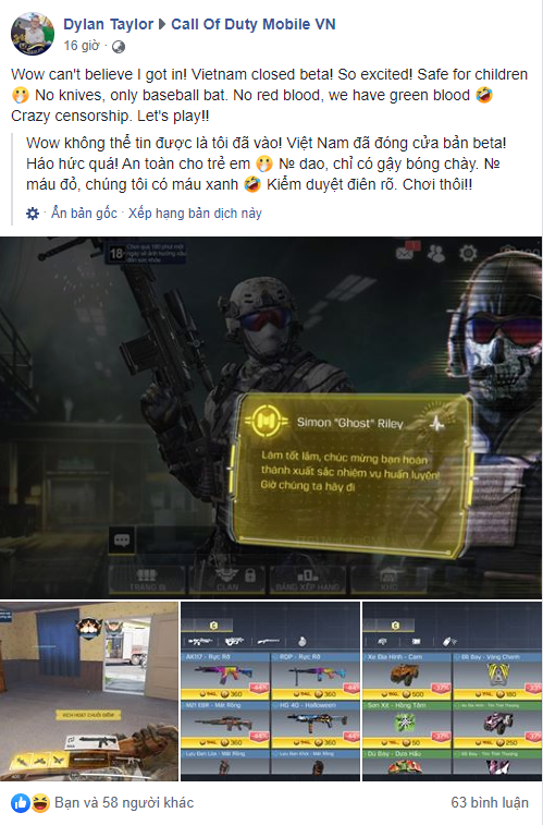 Kỳ lạ: Người chơi nước ngoài dành lời khen ngợi cho Call of Duty: Mobile VN, game thủ Việt thì lại… đuổi khách - Ảnh 2.
