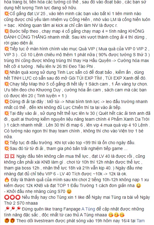 Hé lộ bí kíp “chơi game không nạp”, admin Tam Quốc Tốc Chiến khiến 500 anh em thán phục: “Cao thủ!” - Ảnh 2.