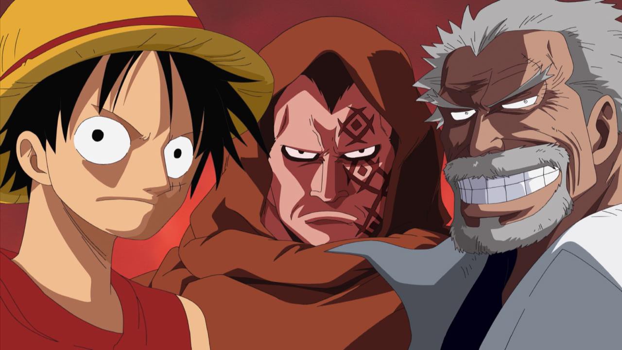 One Piece: Luffy &quot;chiến&quot; Dragon và 5 cuộc đối đầu thầy trò hoặc cha con thú vị nhất được mong chờ