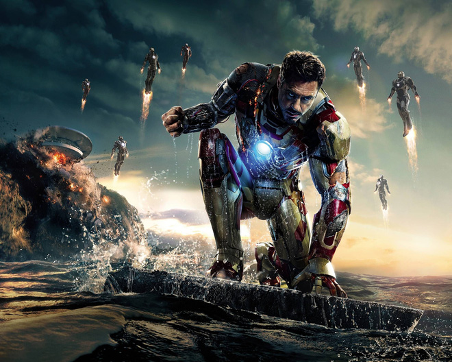 Tony Stark trong đoạn cuối Iron Man 3 là giả, do công nghệ CGI tạo ra để thay cho &quot;bản gốc&quot; đang tạm nghỉ vì gãy chân