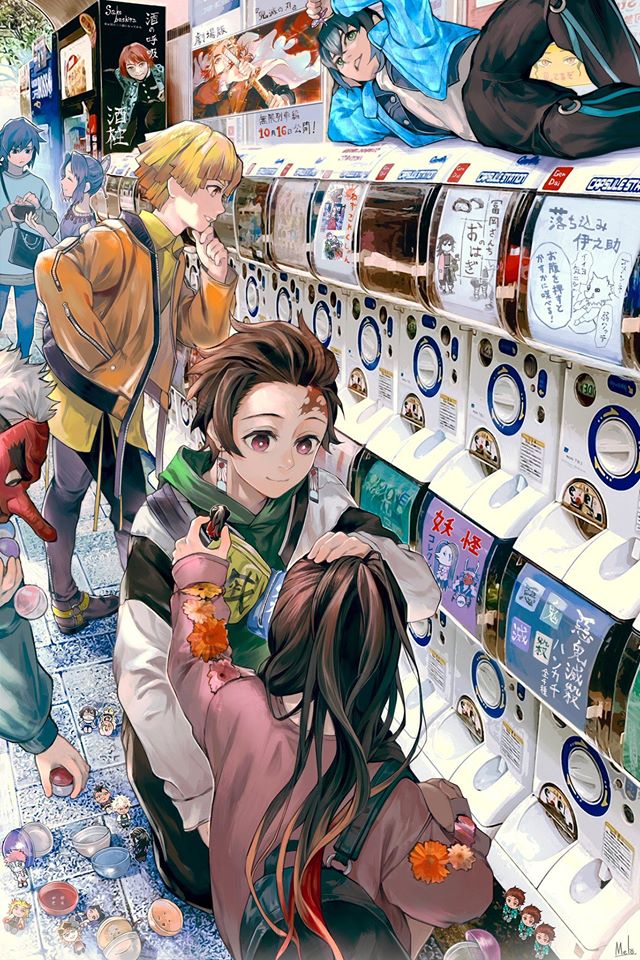 Kimetsu no Yaiba: Dàn Thợ Săn Quỷ xuyên không đến thế giới hiện đại qua loạt fan art cực chất - Ảnh 1.
