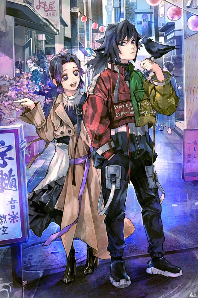 Kimetsu no Yaiba: Dàn Thợ Săn Quỷ xuyên không đến thế giới hiện đại qua loạt fan art cực chất - Ảnh 3.