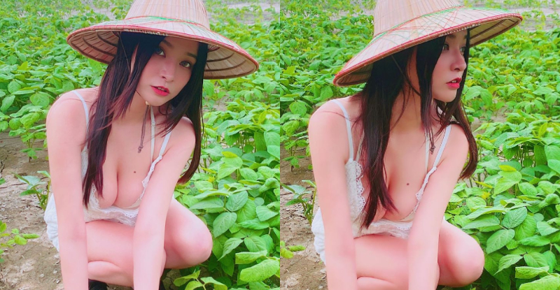 Đăng ảnh ngồi trồng rau giữa trưa nắng, nàng hot girl bị ném đá thậm tệ, cho rằng giả tạo, dàn dựng câu view