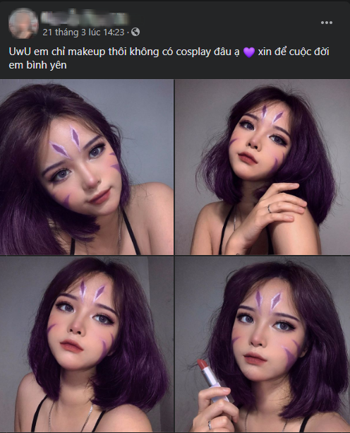 Thánh nữ Kaisa trở lại với Illaoi phiên bản xinh như thiên thần, make up sương sương cũng nhận về nghìn like - Ảnh 1.