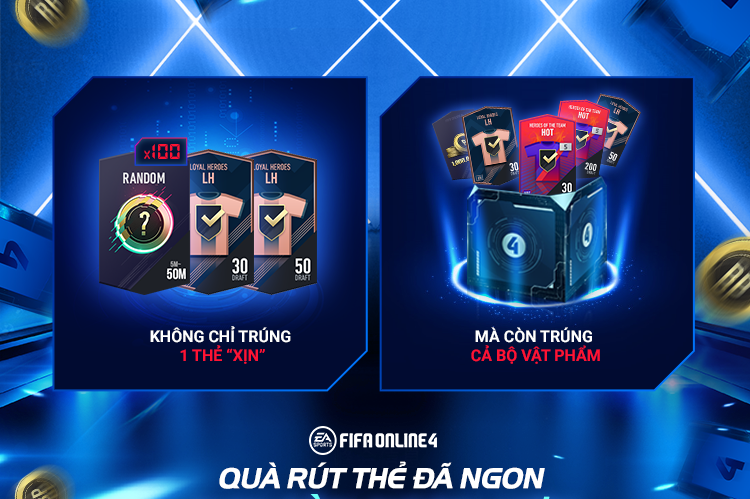 Sau 1 tháng cộng đồng chờ đợi mỏi mòn, phiên bản &quot;Rút Thẻ May Mắn FIFA Online 4&quot; chính thức trở lại