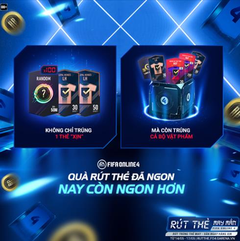 Sau 1 tháng cộng đồng chờ đợi mỏi mòn, phiên bản Rút Thẻ May Mắn FIFA Online 4 chính thức trở lại  - Ảnh 2.