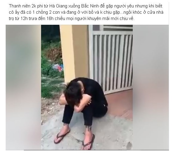Đi tận 300km gặp mặt mới biết bạn gái đã có chồng và hai con, anh chàng ngồi khóc nức nở suốt 4 tiếng, cộng đồng mạng cảm thán Tuổi trẻ chưa trải sự đời - Ảnh 1.