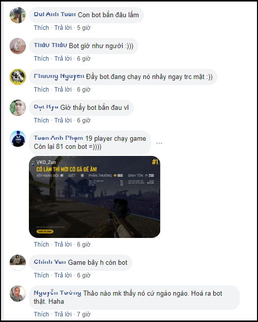 Cộng đồng game thủ Việt chán nản vì vào PUBG giờ toàn gặp bot - Ảnh 3.