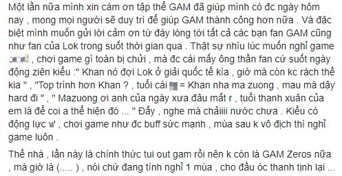 BigKoro chia tay DBL gia nhập đội tuyển mới lên hạng, Zeros chính thức chia tay GAM, bỏ ngỏ khả năng nghỉ VCS Mùa Hè - Ảnh 6.