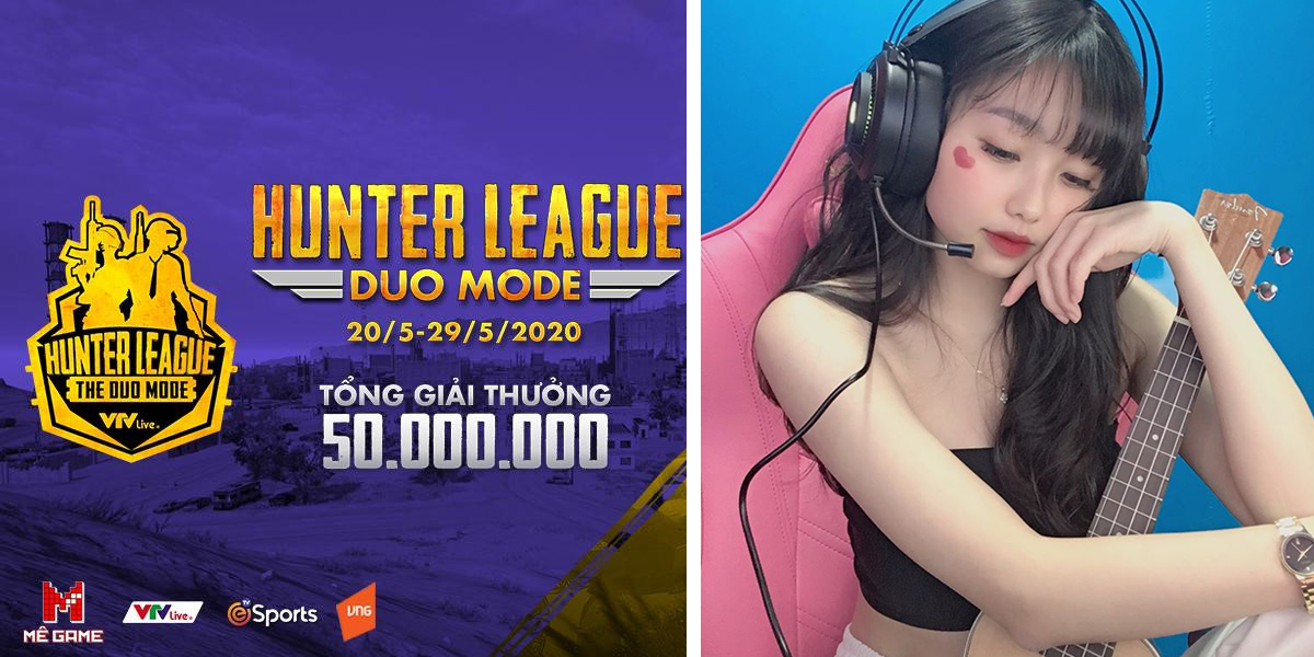 Hai nữ xạ thủ xinh đẹp Thỏ AK và NeNe Pie xuất hiện trong giải đấu PUBG Mobile