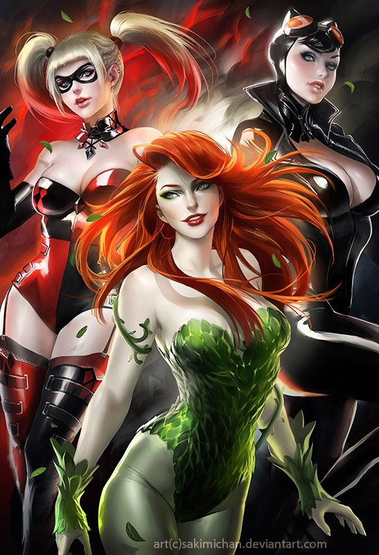 Chiêm ngưỡng 10 tác phẩm fan art tuyệt vời phô diễn nhan sắc nóng bỏng của Poison Ivy- kẻ thù quyến rũ nhất của Batman - Ảnh 9.