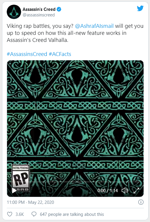 Lần đầu tiên trong lịch sử, Assassin’s Creed: Valhalla sẽ cho phép game thủ thi đấu “Rap Battle” - Ảnh 1.