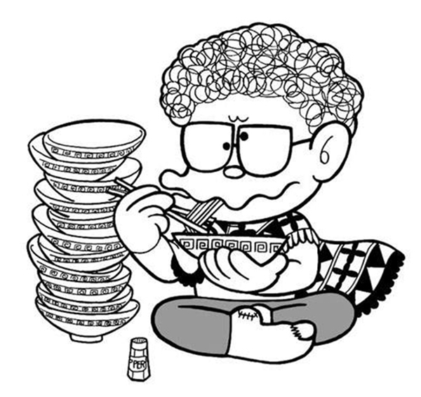 Thân thế thực sự của ông chú ăn mỳ trong Doraemon là ai? - Ảnh 1.