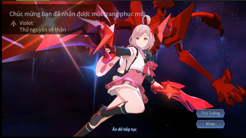 Liên Quân Mobile: Game thủ &quot;ăn hôi&quot; trúng được ngay skin SS nhờ &quot;vòng quay&quot; Violet Vệ Thần