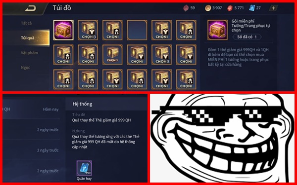 Liên Quân Mobile: Game thủ được Garena &quot;bonus&quot; thêm 999 Quân Huy sau vụ &quot;xóa&quot; Rương skin