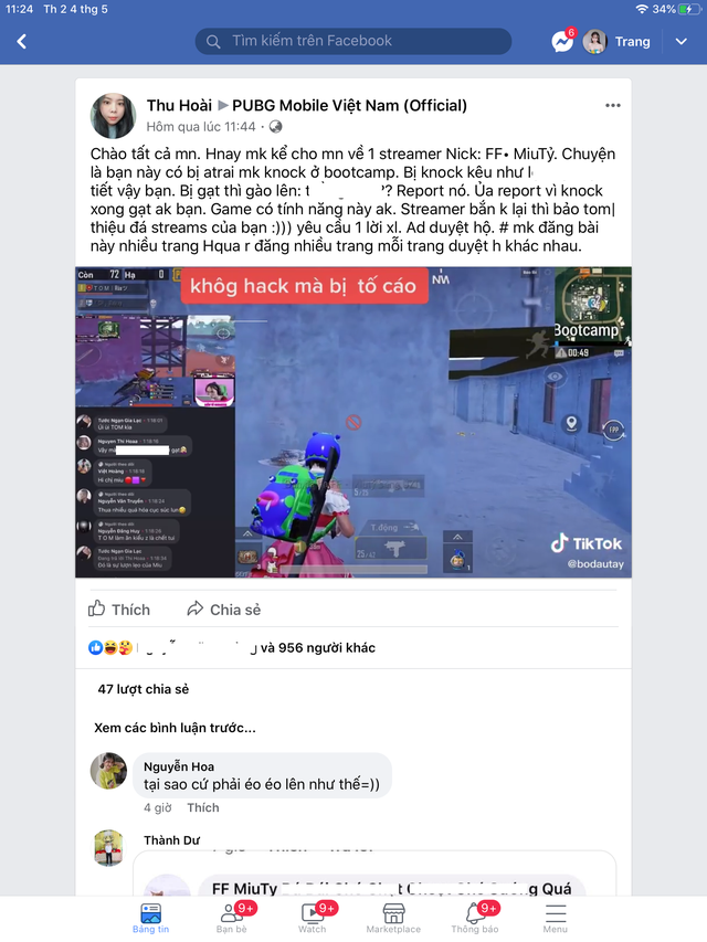 PUBG Mobile: Streamer Miu Tỷ Chọn phong cách tấu hài cũng có thể là con dao hai lưỡi khiến mình bị nhiều người hiểu lầm - Ảnh 2.