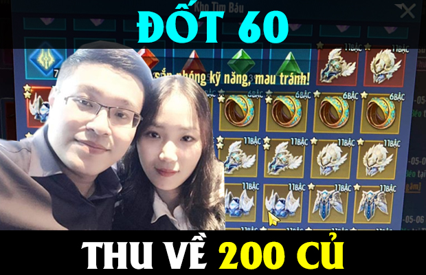 Đại gia Vệ Thần đốt tiền trong đêm khiến con dân nín thở: 5 phút 60 triệu, thu về 200 củ kèm &quot;cực phẩm item&quot; chưa ai có