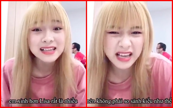 Hot Tiktoker Việt 3,4 triệu follow gây ngỡ ngàng khi khẳng định mình xinh hơn Lisa BLACKPINK - Ảnh 2.