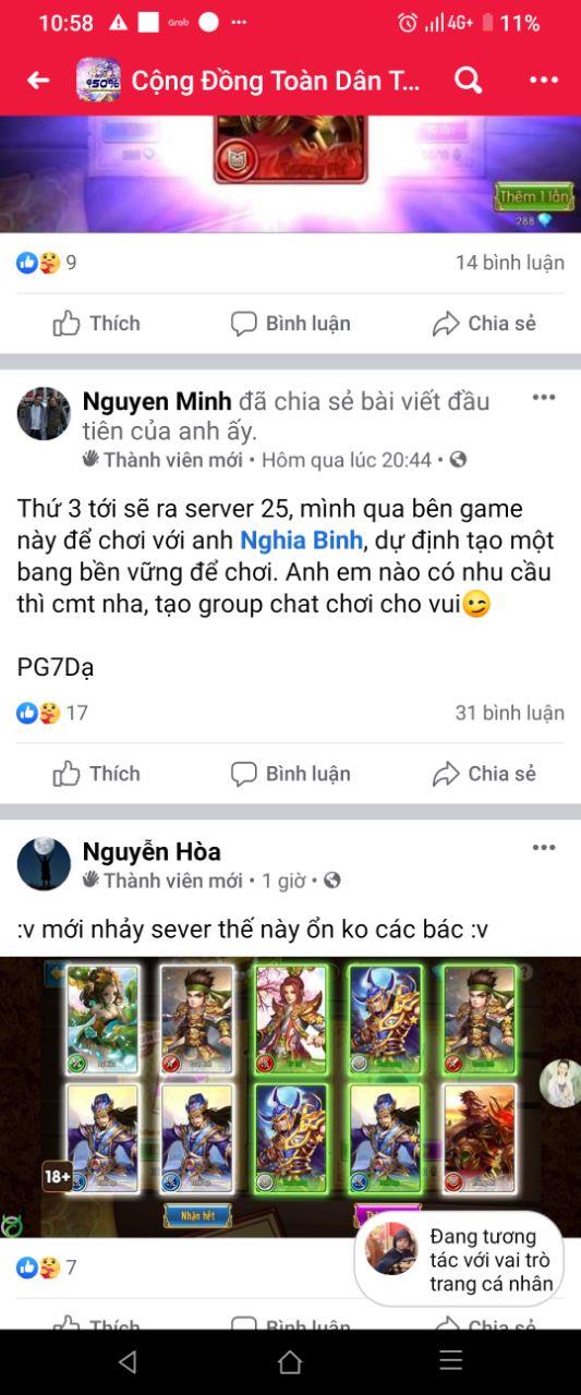 Thủ lĩnh dòng game Tam Quốc ANghiaF5NT, PG7Dạ quyết chiến trong Toàn Dân Tam Quốc - Cuộc vui sắp bắt đầu? - Ảnh 3.