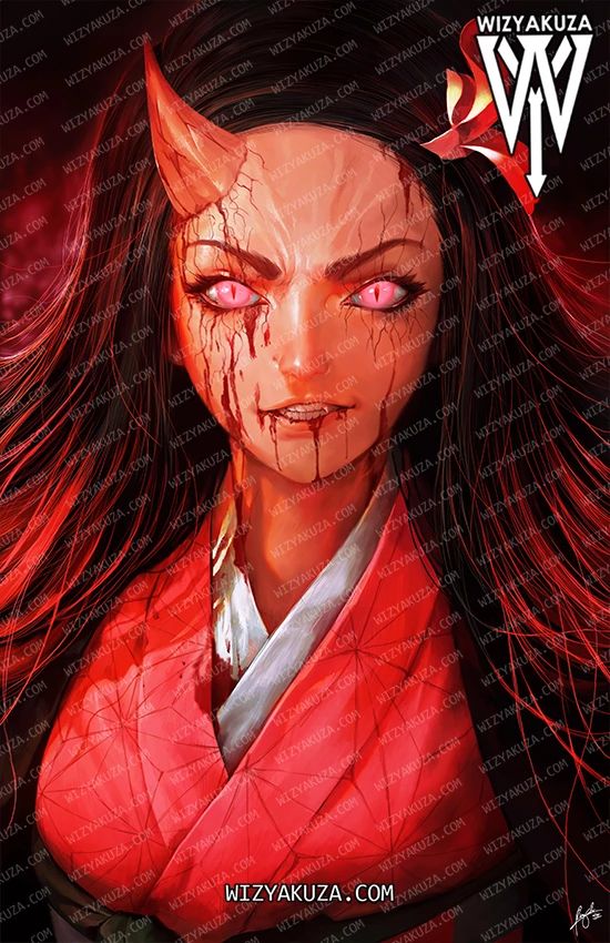 Kimetsu no Yaiba: Mê mẩn khi ngắm vẻ đẹp hóa quỷ của Nezuko, chân dài ngực khủng lại còn sắc sảo - Ảnh 10.