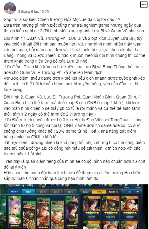 Chờ siêu giải đấu, 500 cao thủ Loạn Thế Anh Hùng 3Q thi nhau share meta đội hình cực độc - Ảnh 11.