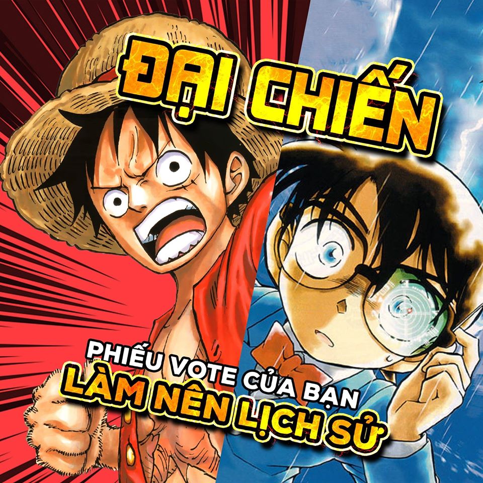 Đúng như khán giả kỳ vọng, One Piece và Thám tử lừng danh Conan đối đầu nhau trong vòng 2 Kim Đồng Comics Tournament 2020