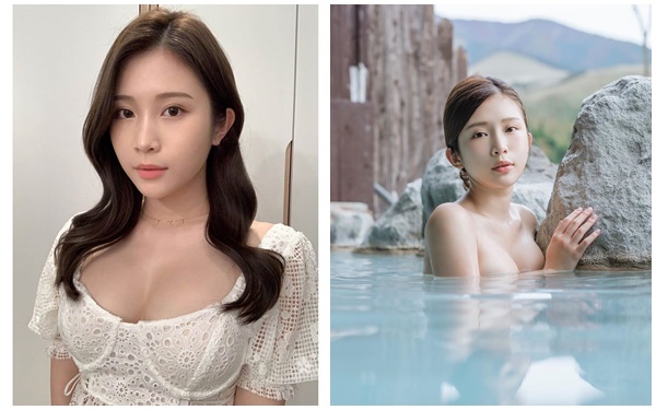 Tung bộ ảnh ở suối nước nóng khiến fan &quot;trố mắt&quot;, nữ Youtuber xinh đẹp kể lể chuyện khó khăn khi hành nghề ở Nhật Bản
