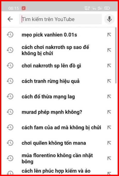 Liên Quân Mobile: Lịch sử search Youtube của game thủ thích tranh rừng, đổ thừa, pick Valhein siêu nhanh khiến ai cũng sốc - Ảnh 3.