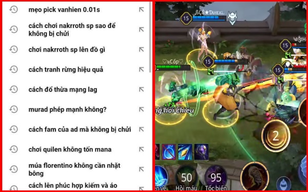 Liên Quân Mobile: Lịch sử &quot;search&quot; Youtube của game thủ thích &quot;tranh rừng, đổ thừa, pick Valhein siêu nhanh&quot; khiến ai cũng sốc