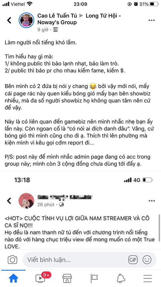 Một fanpage về showbiz bóng gió ám chỉ Cara - Noway là cuộc tình vụ lợi, quản lý SBTC gay gắt đáp trả - Ảnh 3.