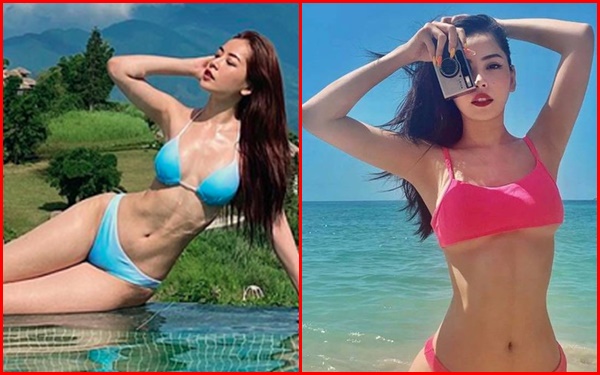 Chi Pu khoe vóc dáng gợi cảm khi diện bikini xanh táo bạo khiến dân mạng trầm trồ
