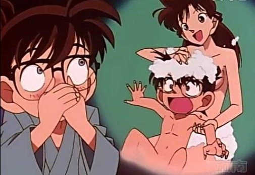 Cứ mỗi lần Ran và Conan tắm chung với nhau, những điều này vô tình lại xảy ra - Ảnh 3.