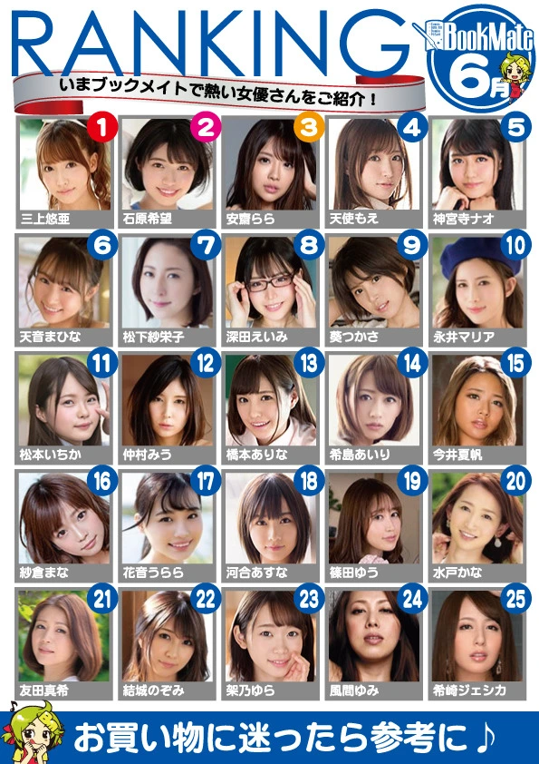 BXH diễn viên 18  ăn khách 6/2020: Idol quốc dân Yua Mikami trở lại số 1, Eimi Fukada hạng 8 - Ảnh 1.