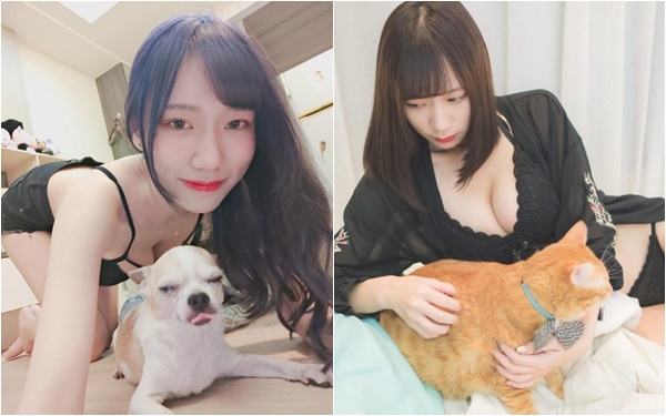 Đăng ảnh check in với chó mèo, nàng hot girl khiến cộng đồng mạng cảm thán &quot;Xin được làm thú cưng của cậu&quot;