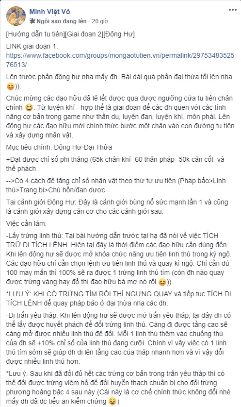 Mộng Ảo Tu Tiên: Cực kỳ tâm huyết, hàng trăm game thủ cùng share bí kíp đua Top, Phi Thăng chuẩn mực - Ảnh 2.