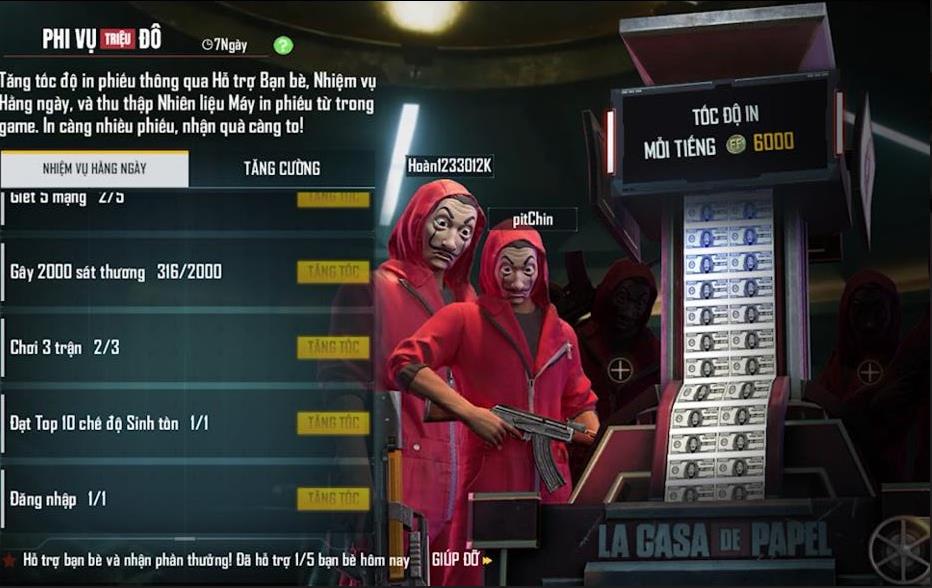 Free Fire và phi vụ 'Triệu Đô': Màn hợp tác hoành tráng với Series phim Money Heist