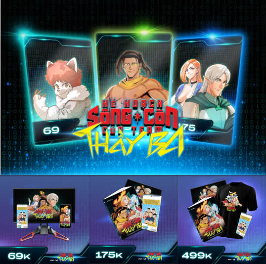 Kế hoạch sống còn của Team Thầy Giáo Ba chính thức “trình làng” 3 gói bán cực hấp dẫn - Ảnh 2.