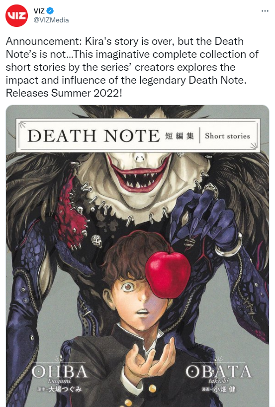 Death Note bất ngờ công bố tái xuất trong năm 2022, giới thiệu chủ nhân mới của cuốn sổ tử thần - Ảnh 2.